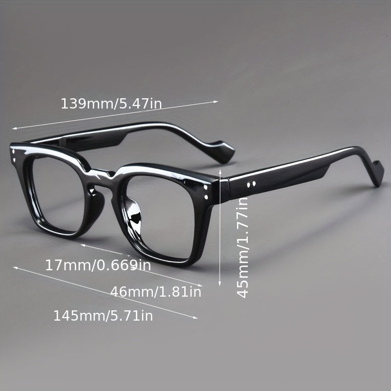 3pcs Unisex Reading Glasses Set – Elegant Round & Round-Square Presbyopia Frames, Light Luxury Elderly Reading Glasses for Women & Men