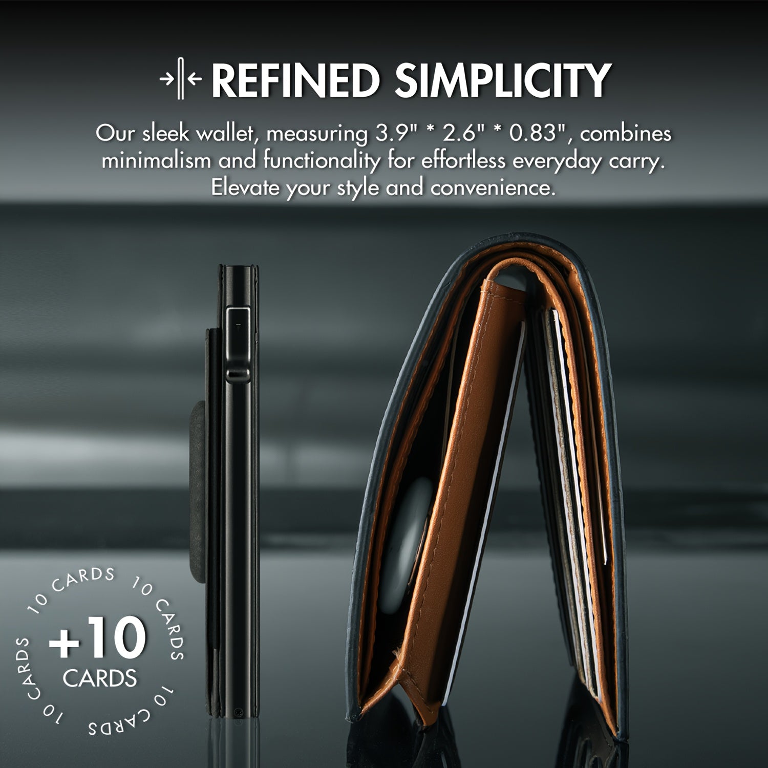 IWANTIT Slim RFID Blocking Card Wallet – Black Microfiber Large Capacity Unisex Credit Card Holder for Travel & Everyday Carry, Gift Box for Father’s Day, Independence Day & More