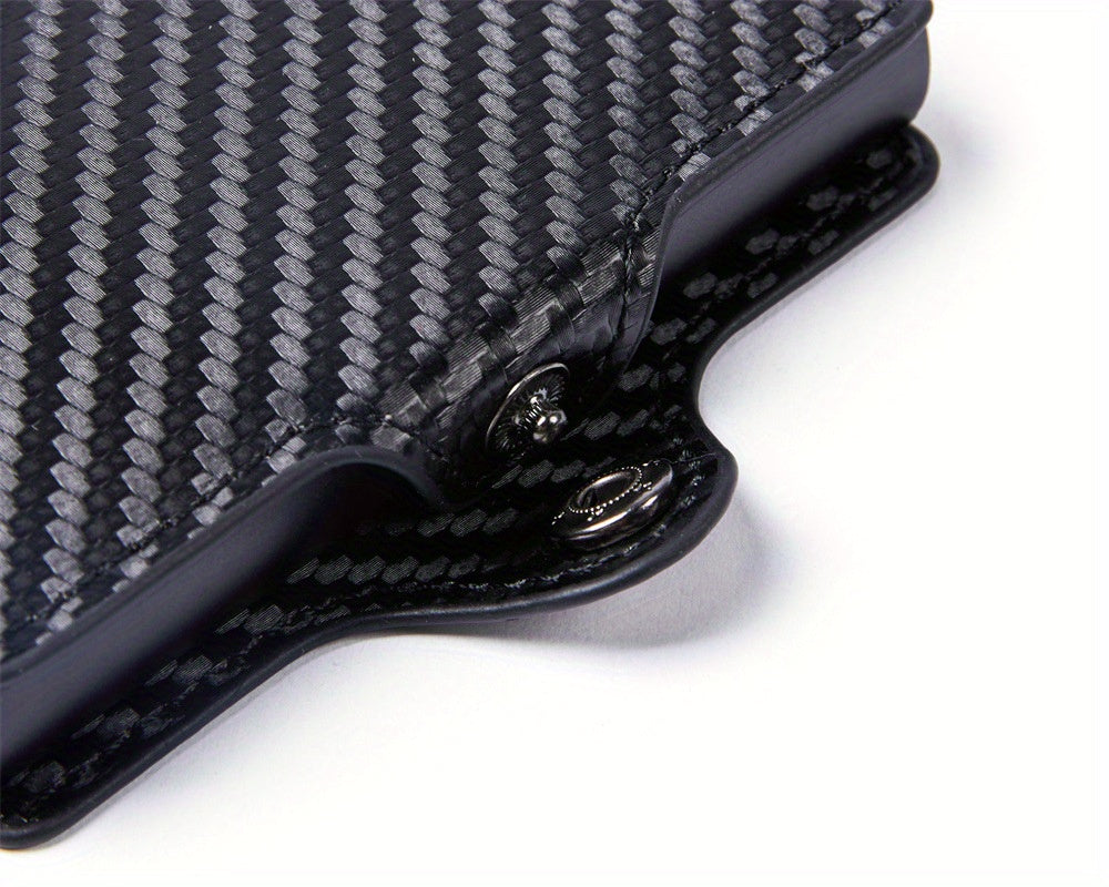 Premium Business Aluminum Alloy RFID Blocking Card Holder Men'S Wallet Large Capacity Card Case Minimalist Design Men'S RFID Aluminum Card Holder Wallet for 12 Cards