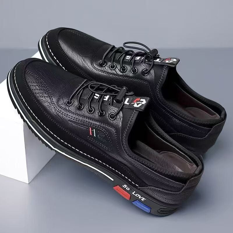 Men’s Slip-Resistant Running Shoes – zhenyuezu Grey/Black Low-Top Sneakers with PU Upper, PVC Sole & EVA Cushioning for Gym, Jogging, Hiking & Daily Streetwear