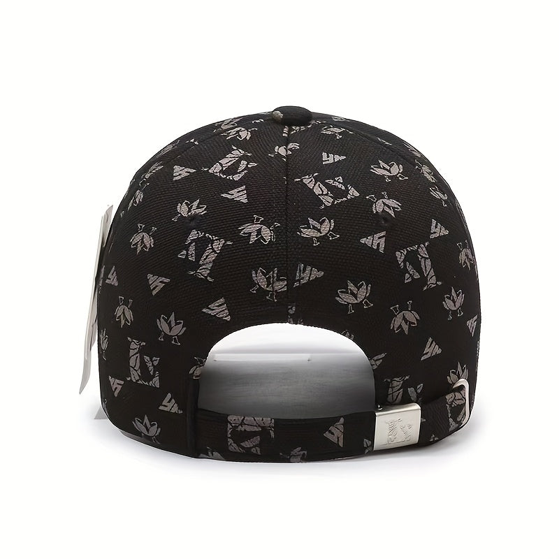 Unisex Luxury 3D “V” Embroidered Dome Cap – Lightweight All-Season Curved Brim Hat, Elegant Gift for Christmas & Valentine’s Day