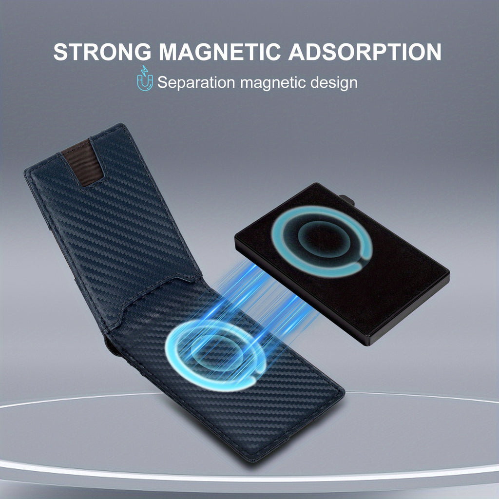 4pcs Men’s Top-Grain Leather Ratchet Belt & Wallet Gift Set – Blue Wallet, Keychain & Gift Box – Perfect Birthday, Father’s Day, Graduation & Valentine’s Day Present