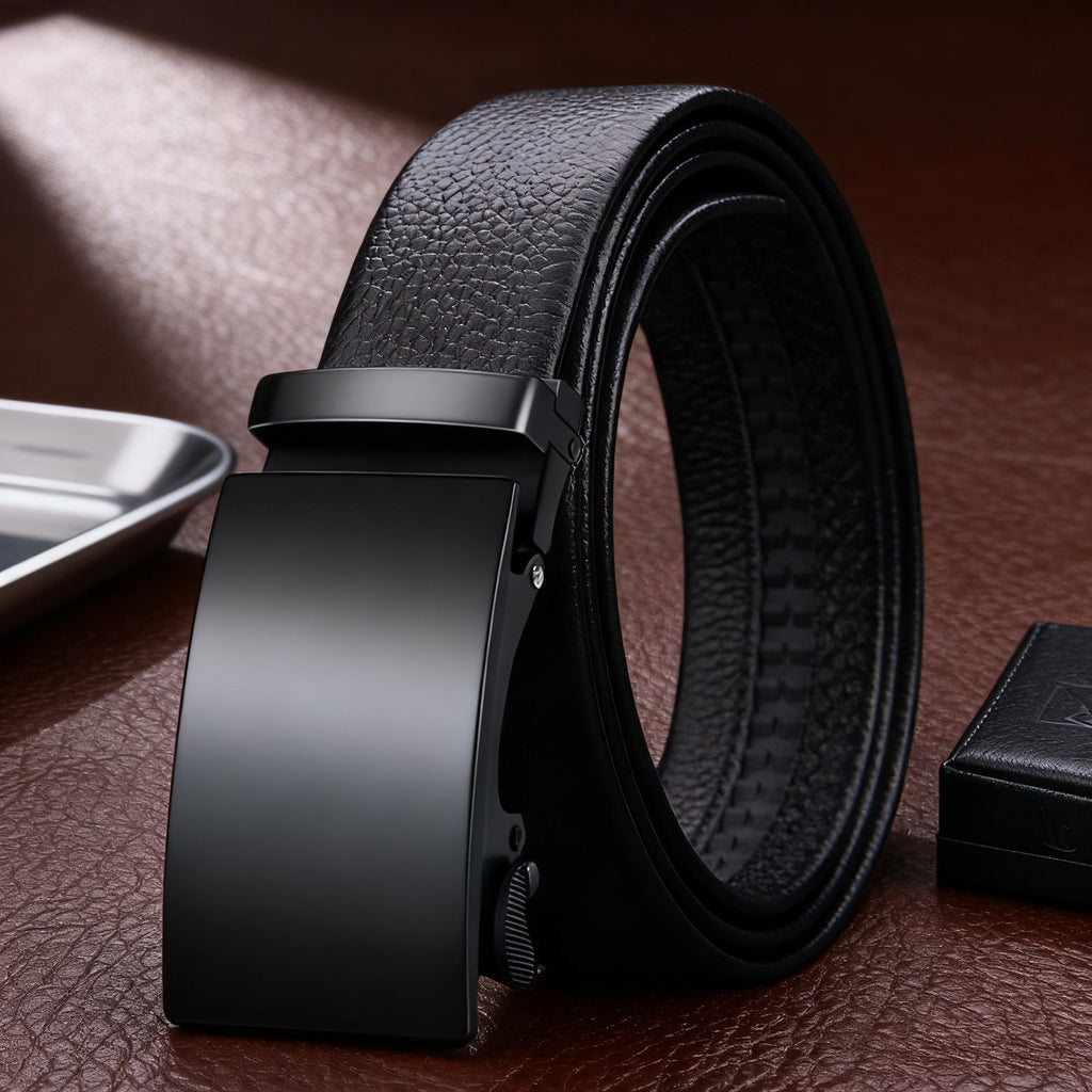 2-Piece Men’s Wallet & Belt Set – Classic PU Leather Business Gift for Dad, Husband & Boyfriend – Perfect for Weddings, Anniversaries & Corporate Gifts