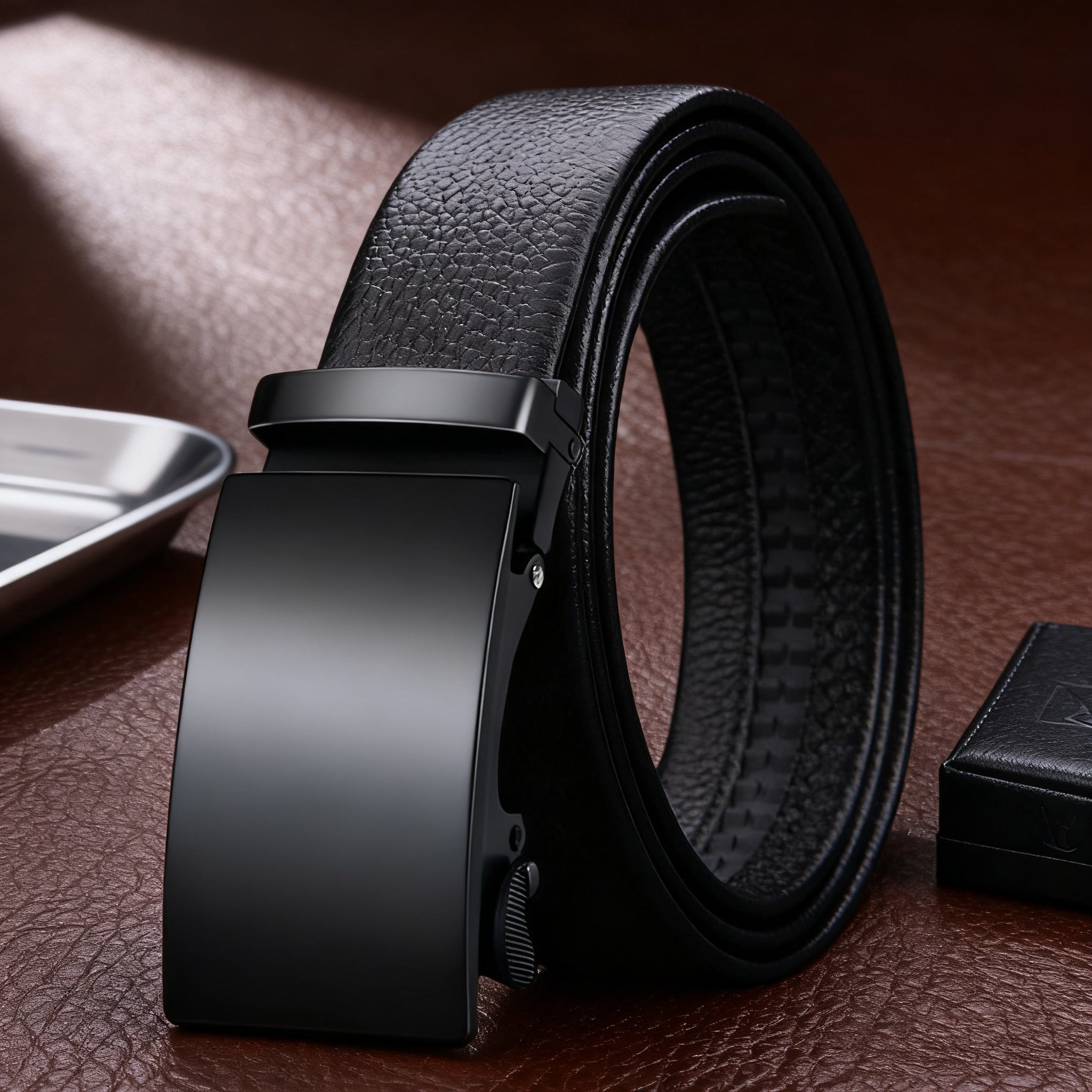 2-Piece Men’s Wallet & Belt Set – Classic PU Leather Business Gift for Dad, Husband & Boyfriend – Perfect for Weddings, Anniversaries & Corporate Gifts