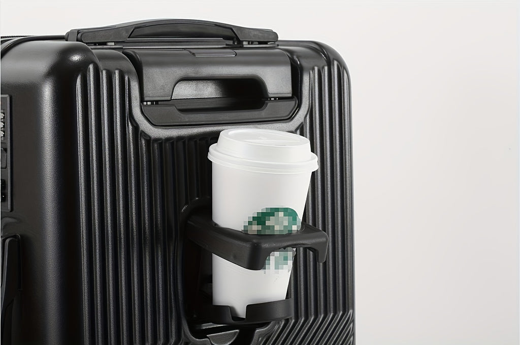 20" Hard Shell Carry-On Spinner Suitcase with TSA-Style Combination Lock – ABS+PC Lightweight Luggage with USB Port, Red & Black Travel Boarding Case for Daily Use