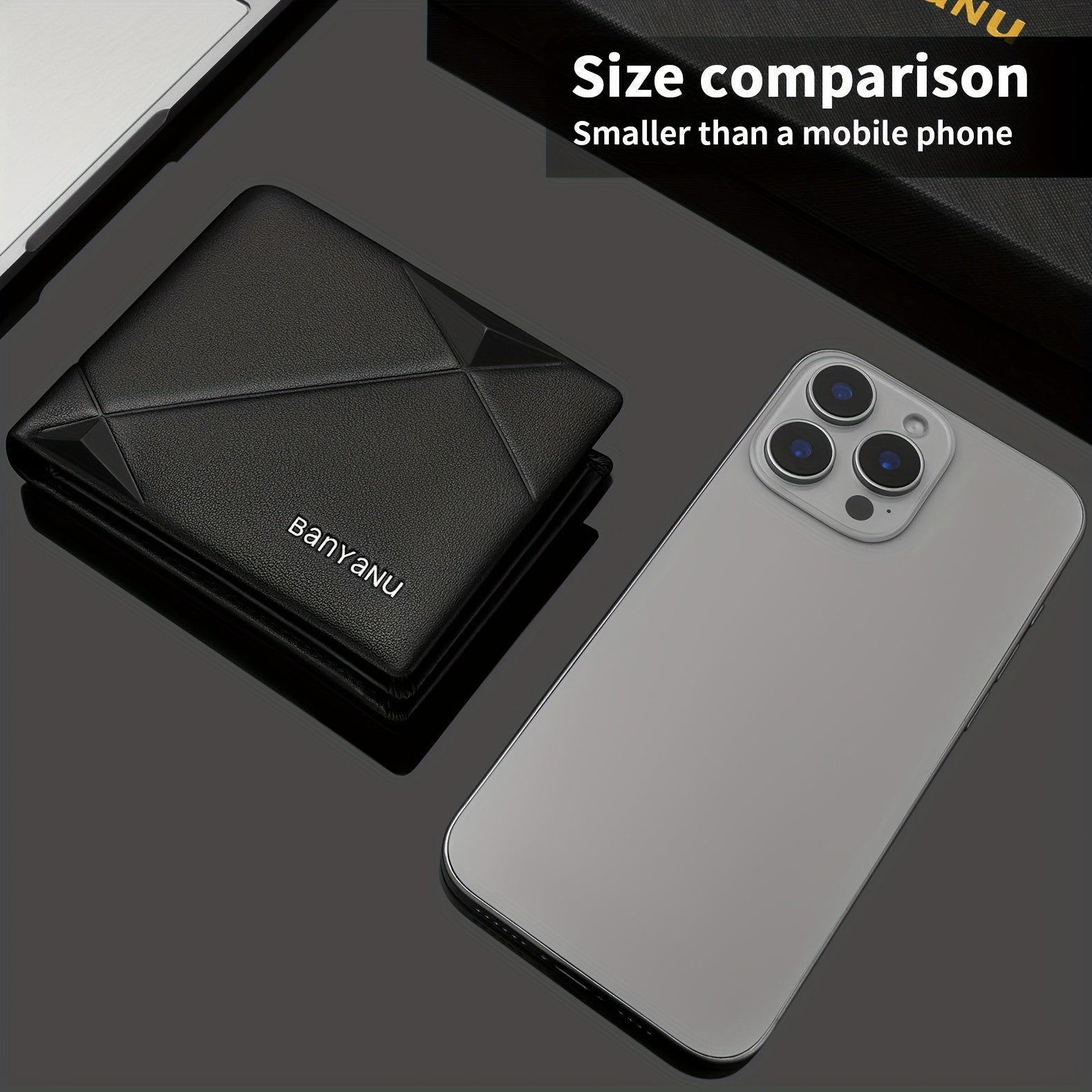 BANYANU Men’s Genuine Top-Grain Leather Wallet – Vintage RFID Blocking Large Capacity Wallet with 11 Card Slots, Perfect Father’s Day Gift