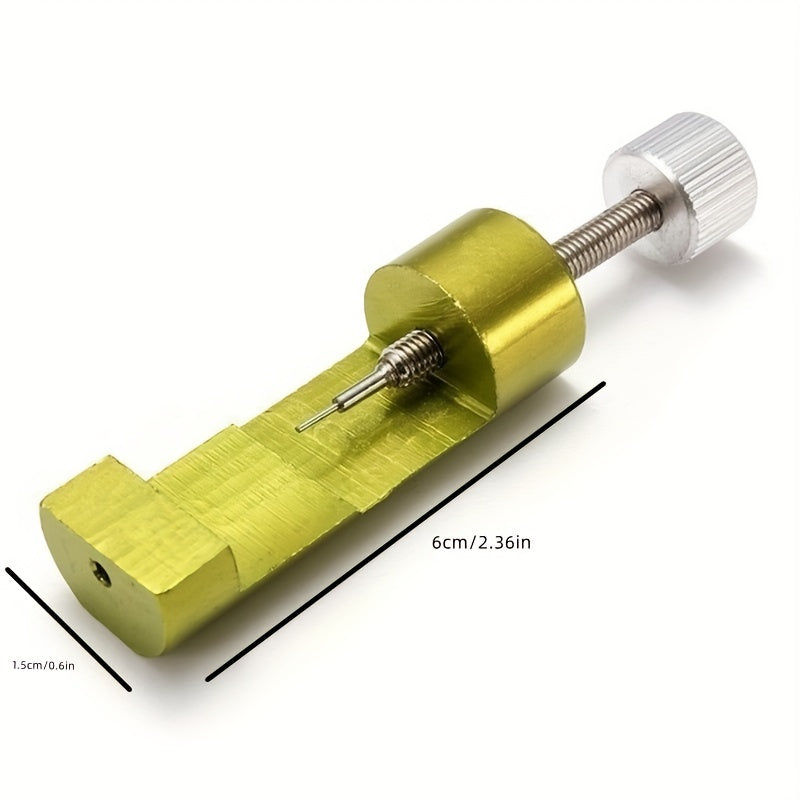 All-Metal Watch Band Link Pin Remover – Adjustable Strap Link Removal Tool with 3 Pins for DIY Watch Repair & Sizing, Gift-Ready Watch Repair Tool
