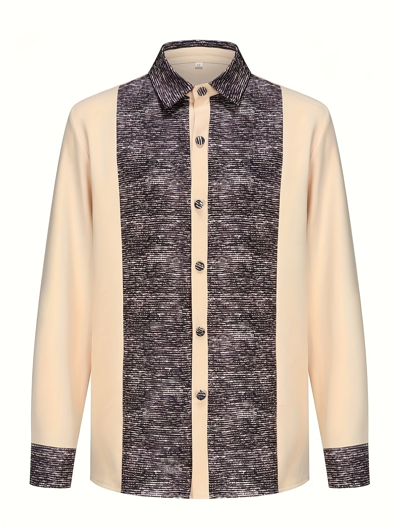 2025 Luxury Traditional Men’s Two-Piece Suit Set – Ethnic Style Long-Sleeve Shirt & Pants with Belt, Patchwork Party Outfit for Travel, Banquet & Casual Wear