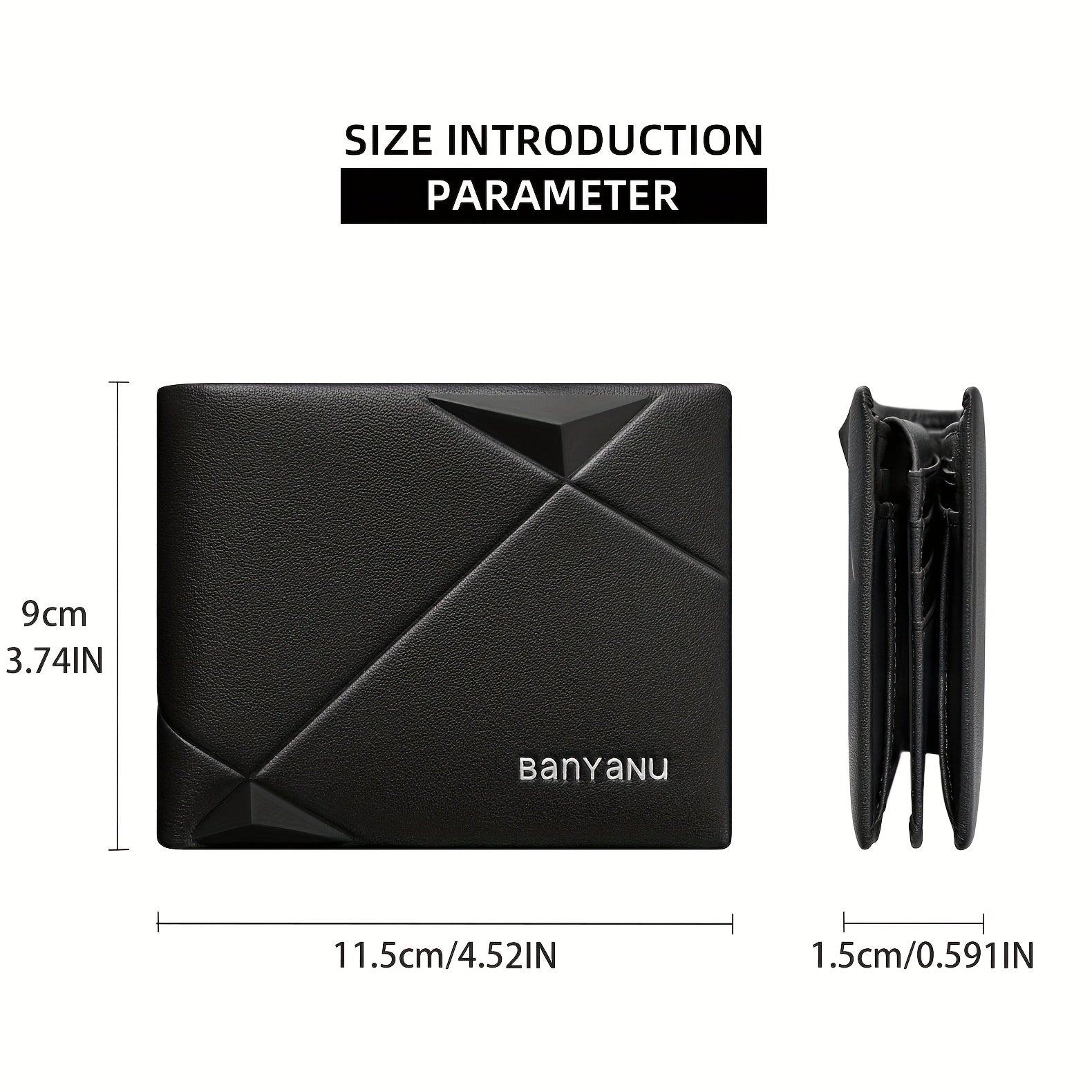 BANYANU Men’s Genuine Top-Grain Leather Wallet – Vintage RFID Blocking Large Capacity Wallet with 11 Card Slots, Perfect Father’s Day Gift