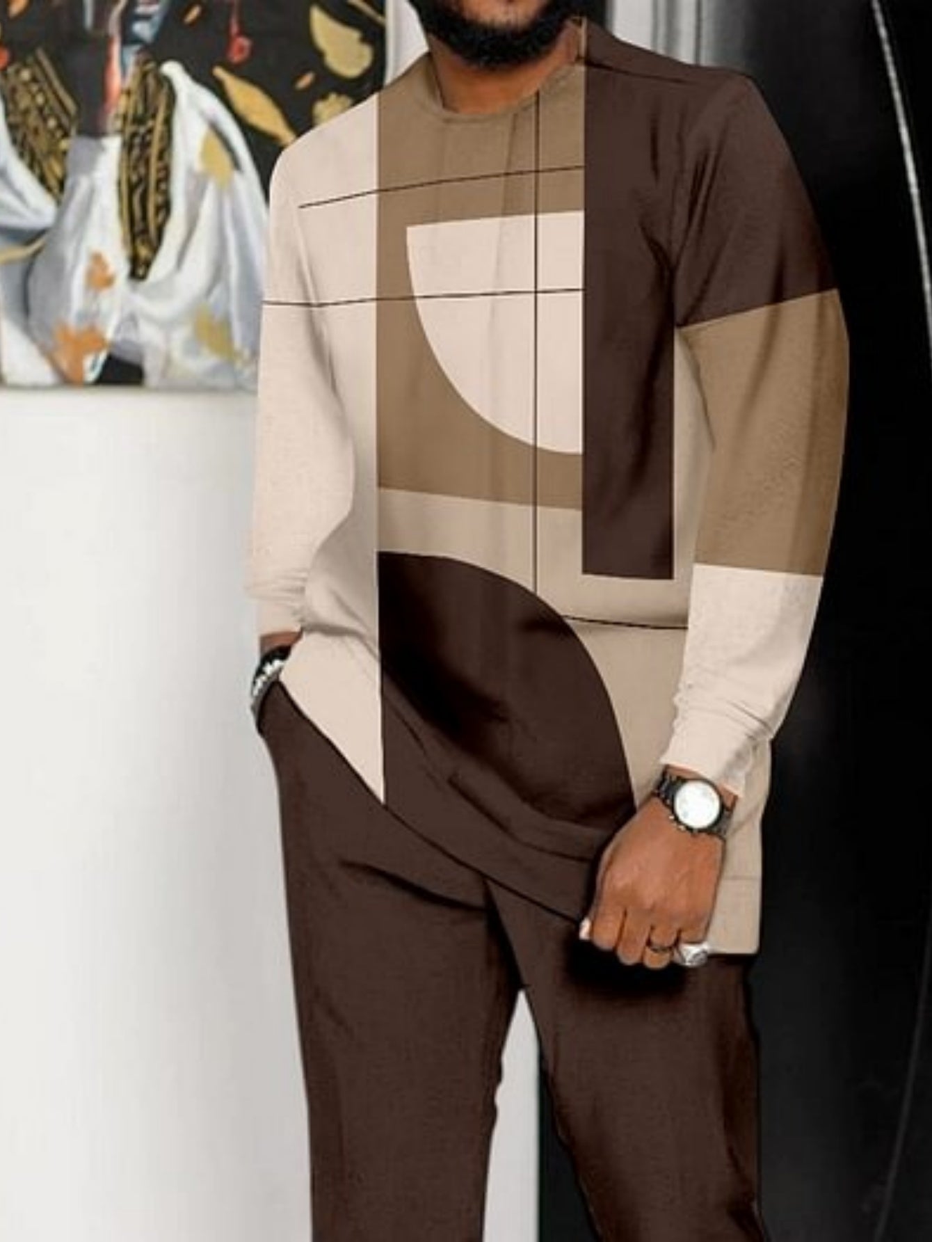 Men’s Soft Touch Athleisure Set – Casual Short-Sleeve T-Shirt & Shorts Two-Piece Outfit for Everyday Autumn Style