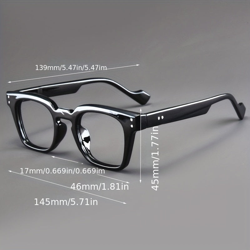 3pcs Unisex Reading Glasses Set – Elegant Round & Round-Square Presbyopia Frames, Light Luxury Elderly Reading Glasses for Women & Men