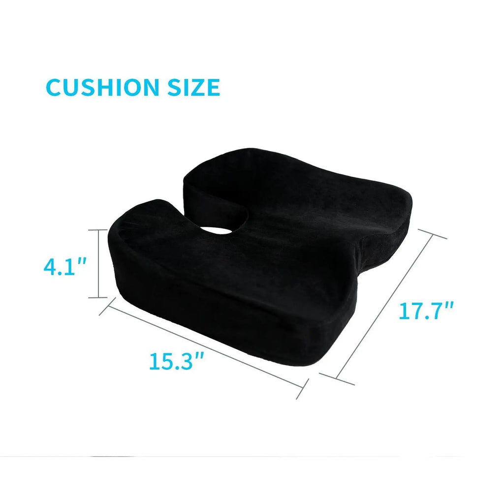 Memory Foam Seat Cushions Ergonomic Office Chair Cushions Car Seat Cushion Non-slip Breathable for Enhanced Stability-discover c