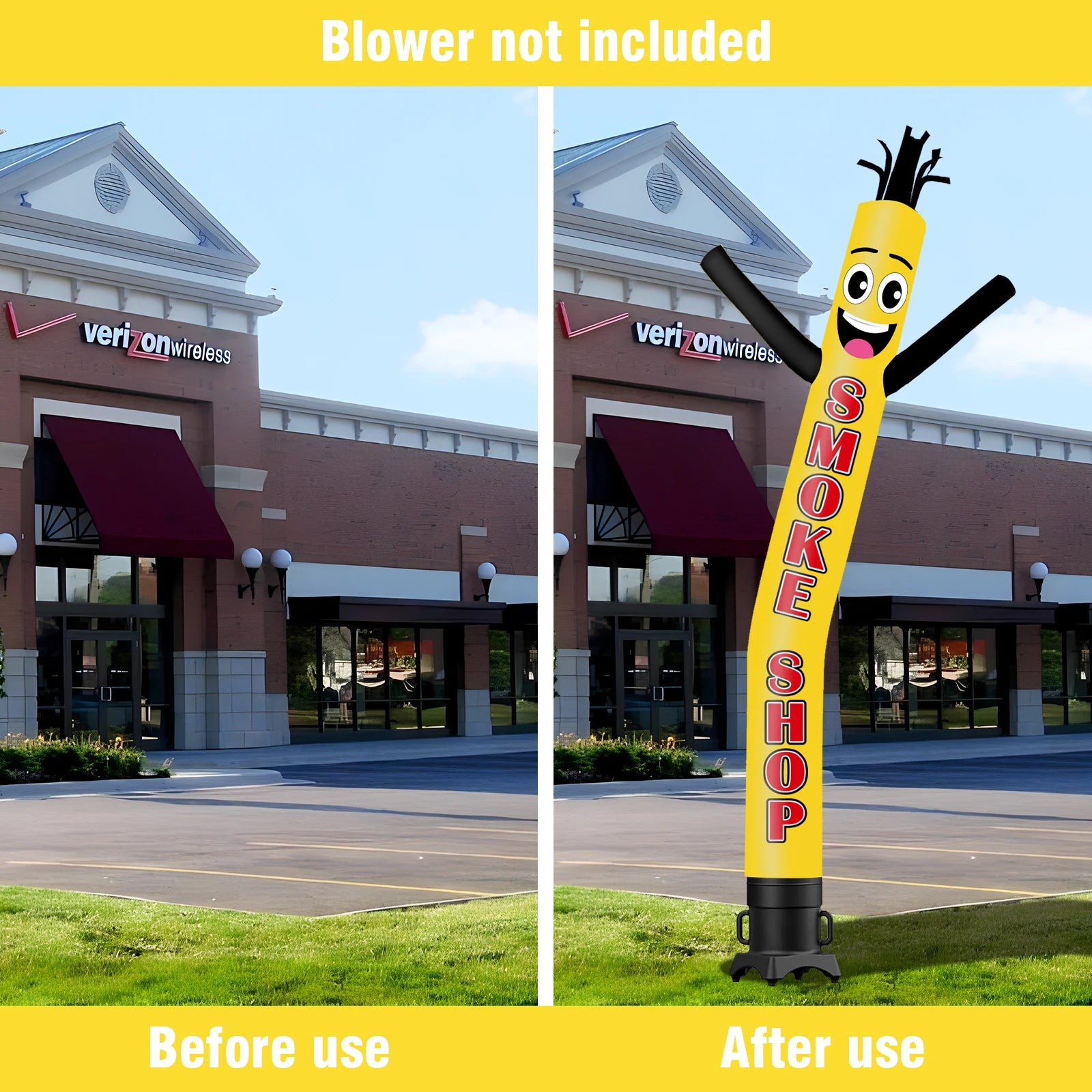 Smoke Shop Theme Inflatable Weird Wave Dancer Tube Man Outdoor Advertising Promotion Air Dancer (Blower Not Included)