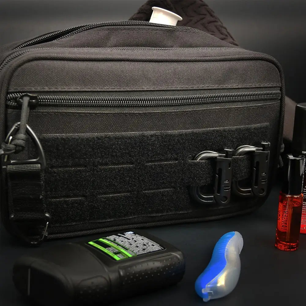 Tactical Molle Admin Pouch for Vest Hunting Chest Waist Pack Utility Dual Zippers Tool Pouch EDC Organizer