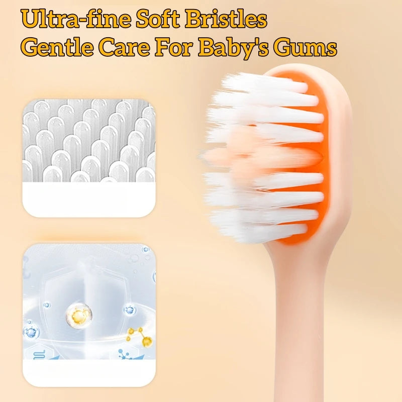Factory Wholesale Animal Shape Soft Bristle Kid Toothbrush Non-slip Children Teeth Cleaning Brush for Oral Care