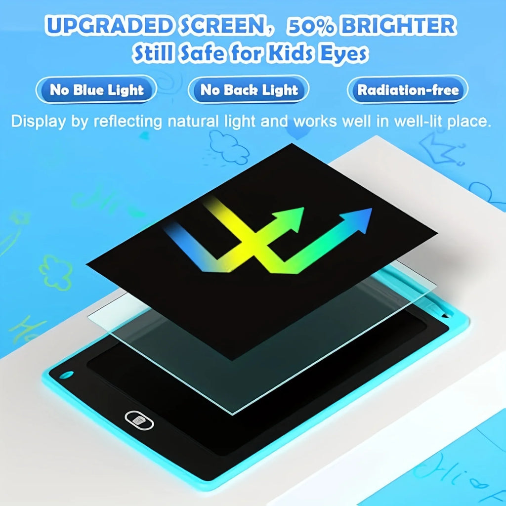 30 Pieces of 8.5-Inch LCD Writing Tablet for Kids Colorful LCD Electronic Digital Pad with Waterproof and Erasable Surface