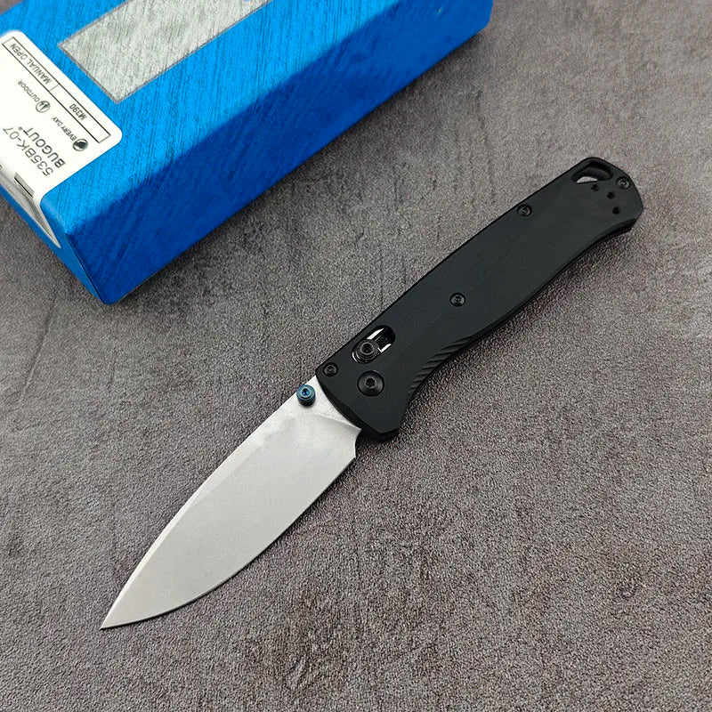 OK BM 535 Aluminum Alloy Handle D2 Blade BUGOUT Folding Knife Outdoor Camping Hunting Pocket EDC Tool Knife