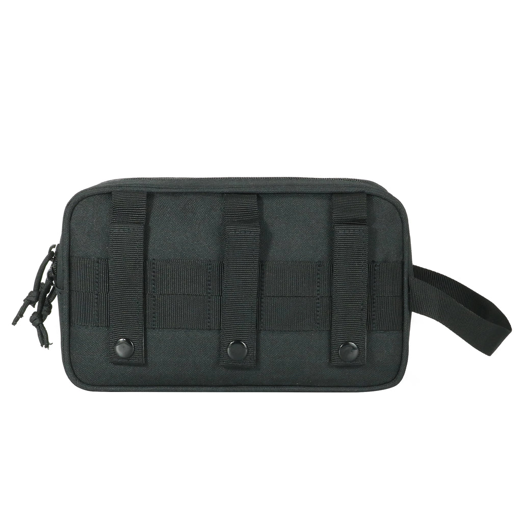 Tactical Molle Admin Pouch for Vest Hunting Chest Waist Pack Utility Dual Zippers Tool Pouch EDC Organizer