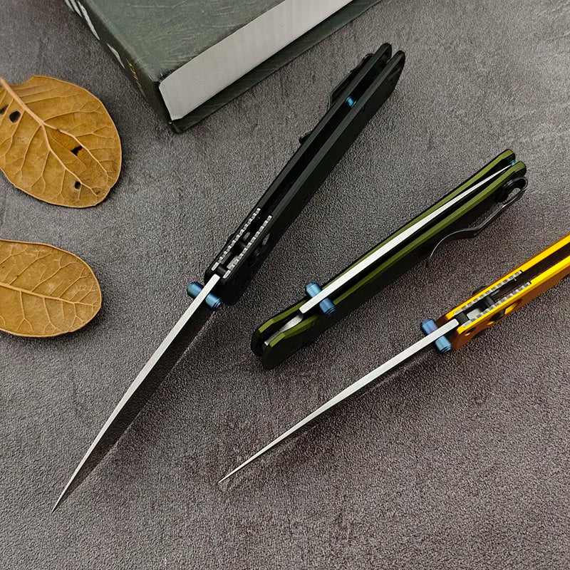OK BM 535 Aluminum Alloy Handle D2 Blade BUGOUT Folding Knife Outdoor Camping Hunting Pocket EDC Tool Knife