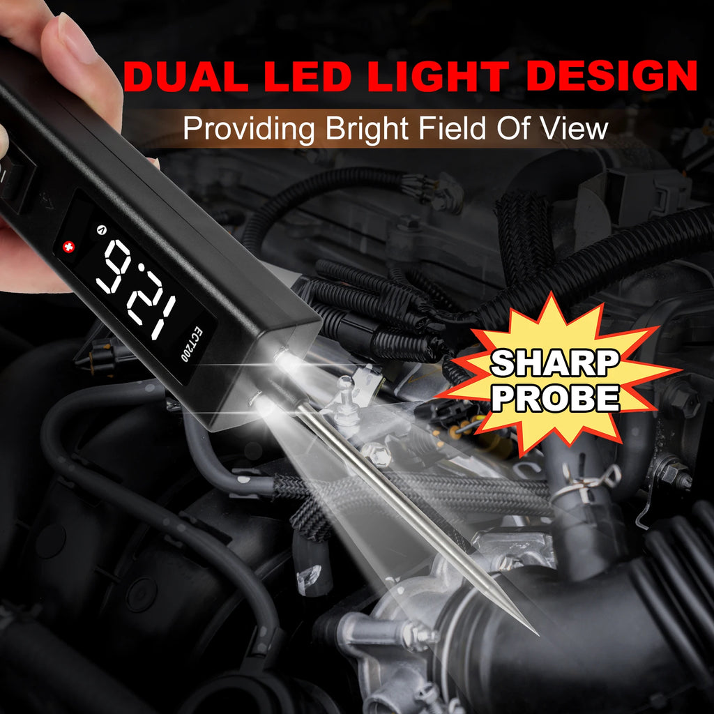 Kingbolen ECT200 Hot Power Circuit Probe Tester 12V-36V DC Multifunctional Car Electric Circuit Tester