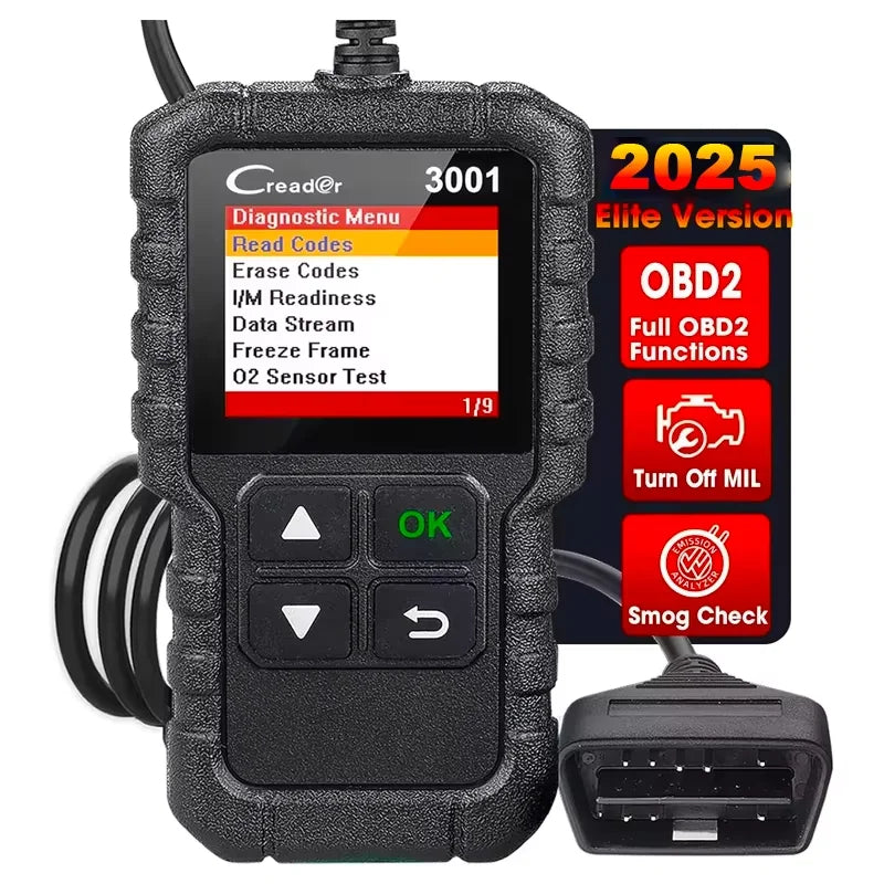 LAUNCH X431 CR3001 Car Full OBD2 Code Reader Diagnostic Tools Automotive Professional  Scanner  Free Update
