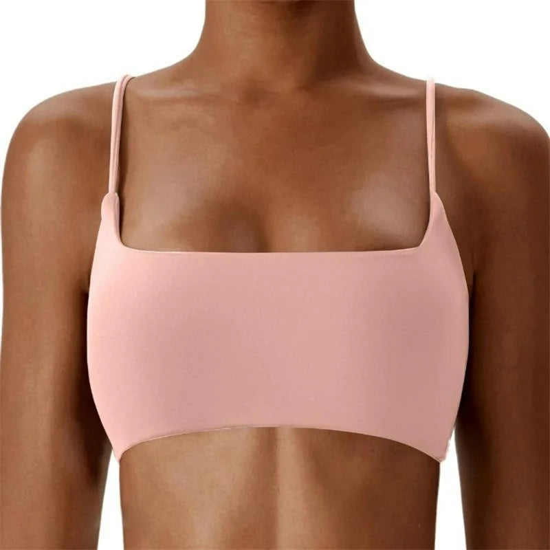 Wholesale High Impact Women Workout Yoga Bra U Neck Soft Compression Lightweight Custom Sports Bra Top