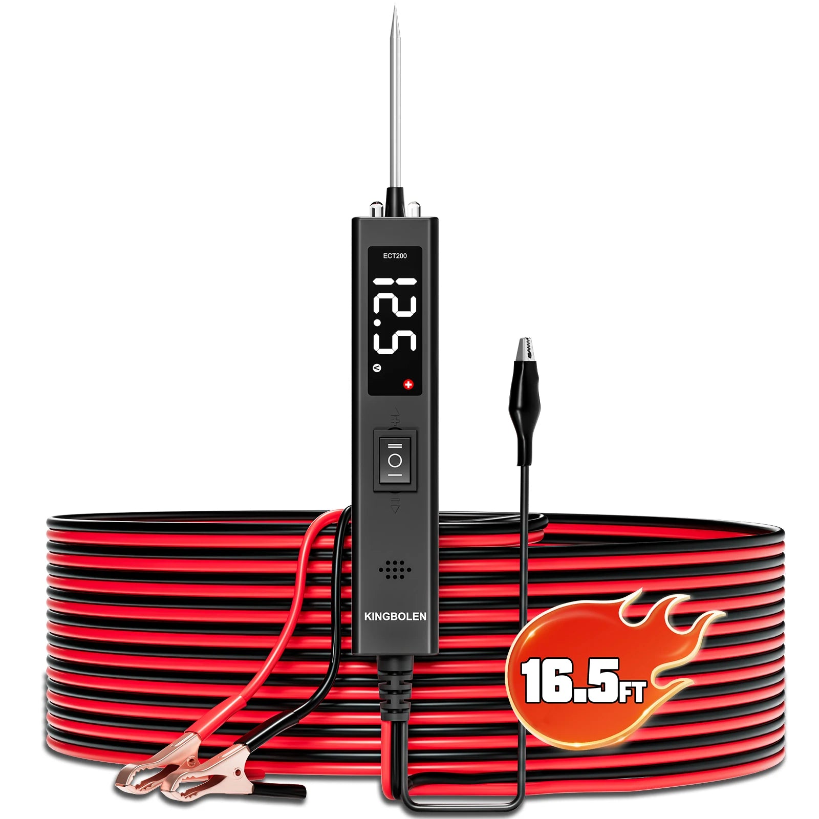 Kingbolen ECT200 Hot Power Circuit Probe Tester 12V-36V DC Multifunctional Car Electric Circuit Tester