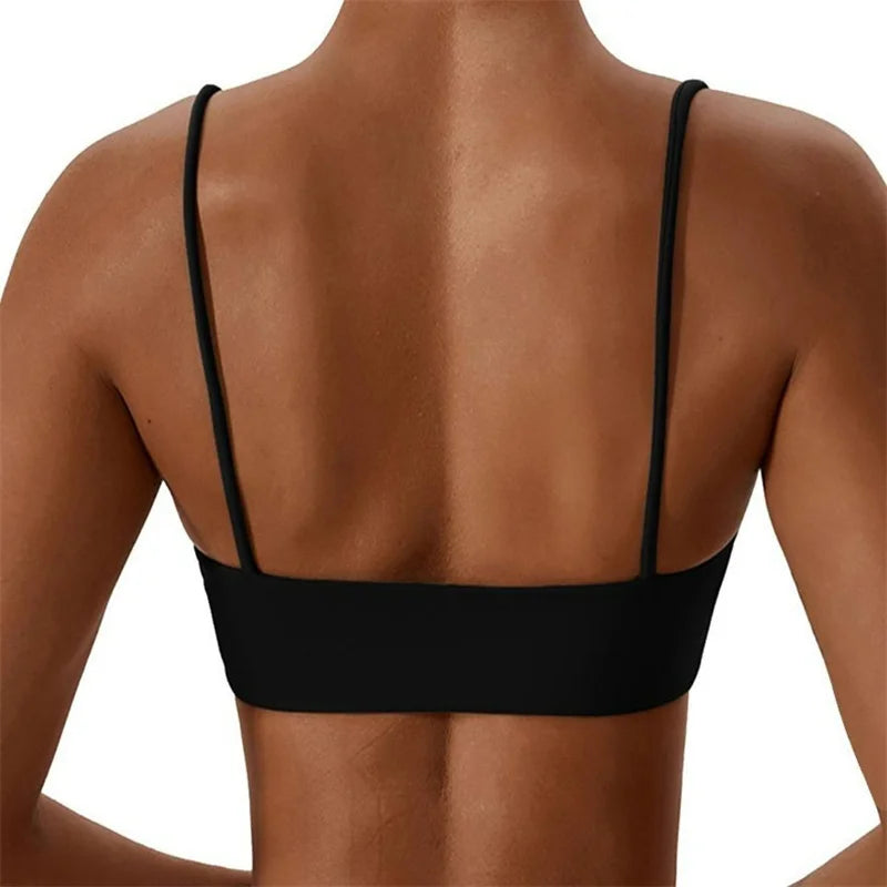 Wholesale High Impact Women Workout Yoga Bra U Neck Soft Compression Lightweight Custom Sports Bra Top