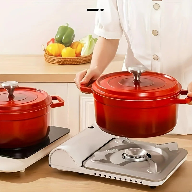 Large Capacity Non-Stick Soup Pot Set Modern Stock Pot Aluminum Universal Casserole Dutch Oven Stainless Steel Cookware for Home