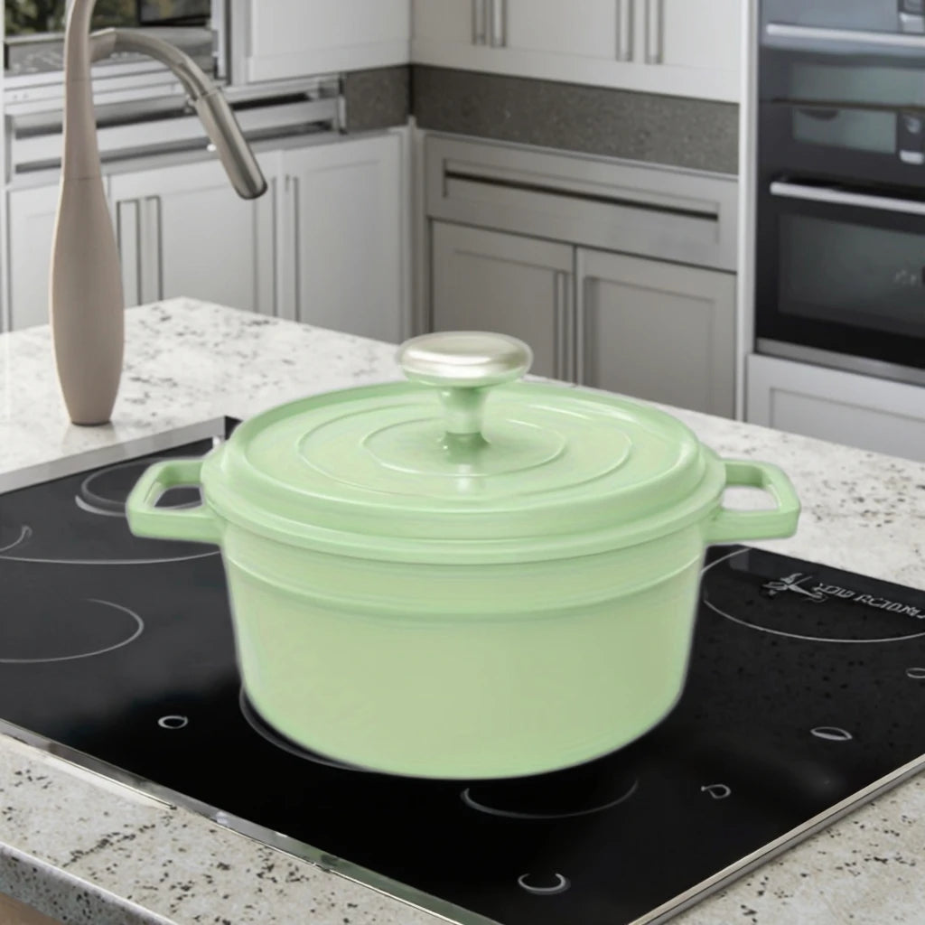 Large Capacity Non-Stick Soup Pot Set Modern Stock Pot Aluminum Universal Casserole Dutch Oven Stainless Steel Cookware for Home