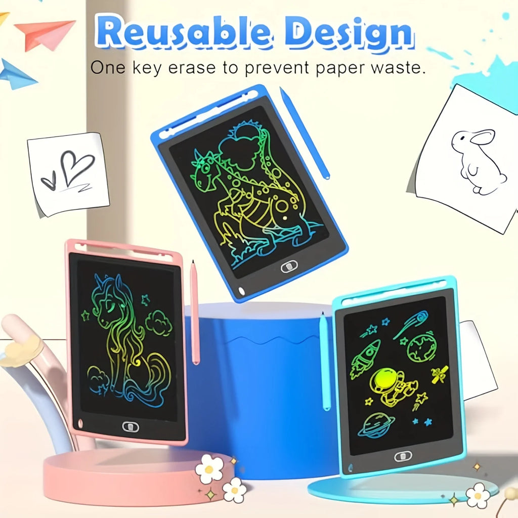 30 Pieces of 8.5-Inch LCD Writing Tablet for Kids Colorful LCD Electronic Digital Pad with Waterproof and Erasable Surface