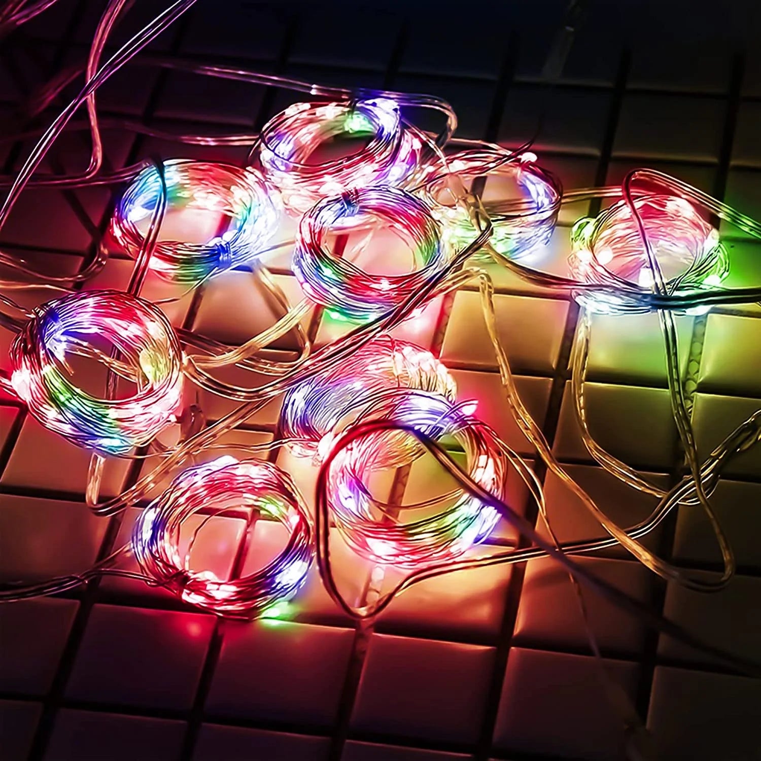 Hot Selling 9.8ft 3x3m Holiday Garden Wedding USB Powered Multicolor RGB Smart Fairy String Christmas LED Curtain Lights