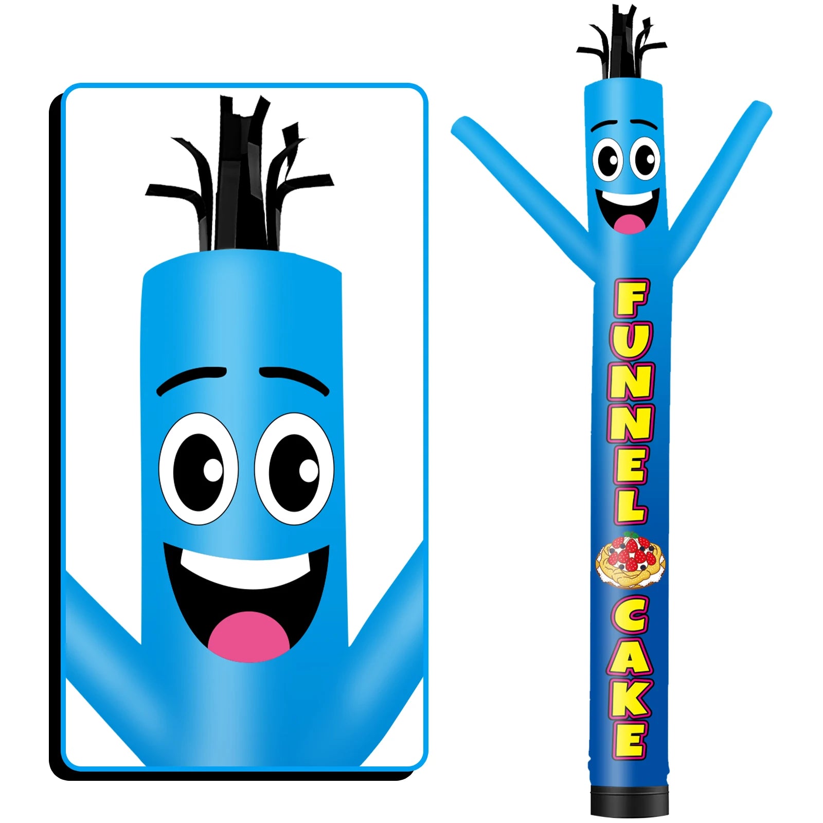 Inflatable Tube Man Wacky Wave Dancer for Outdoor Advertising Promotion Air Dancer - Orange (Blower Not Included)