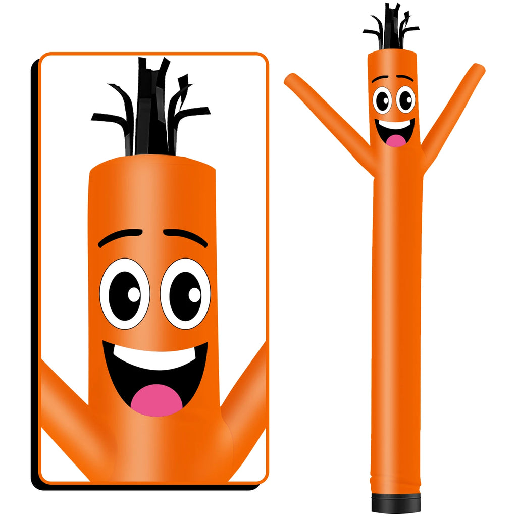 Inflatable Tube Man Wacky Wave Dancer for Outdoor Advertising Promotion Air Dancer - Orange (Blower Not Included)