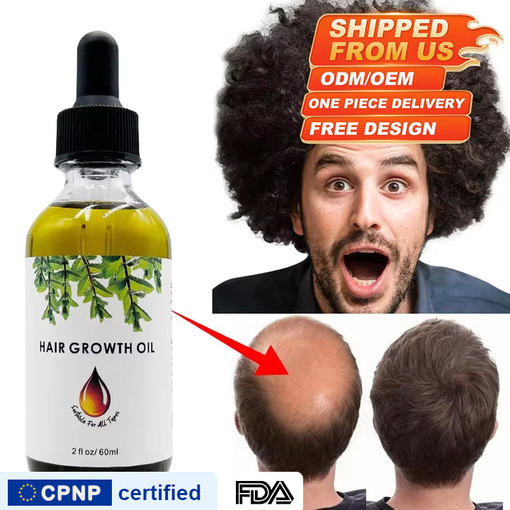 Wholesale Best Hair Castor Rosemary Growth Treatment Natural Essential Oils Ginger Peppermint New American Custom Private Labels