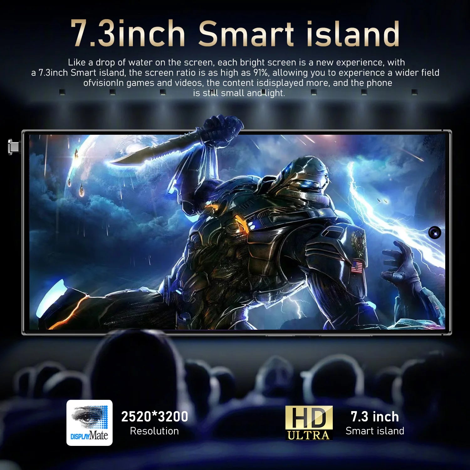 US in Stock S24 Ultra Cross-Border Smartphone Pro Max 5G with Integrated 6.8 Inch Large Screen Built-in Pen Machine (8+256)