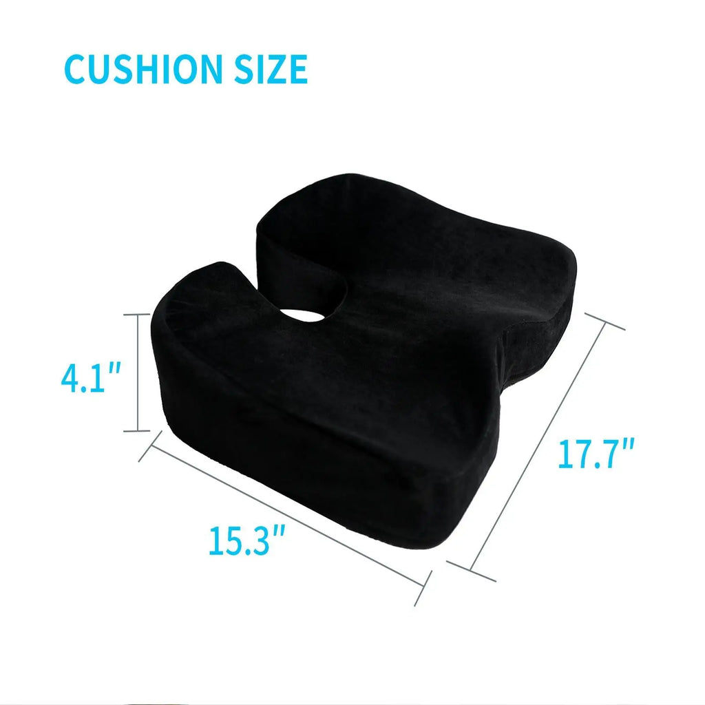 Memory Foam Seat Cushions Ergonomic Office Chair Cushions Car Seat Cushion Non-slip Breathable for Enhanced Stability-discover c