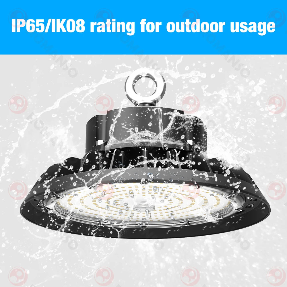 Stock in USA IP65 UL ETL Multiple Power CCT Selection 240W Warehouse UFO Led High Bay Light