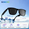 SENBONO E13 Smart AI Translation Glasses Bluetooth Wireless Call Music Outdoor AI Smart Glasses Smart Sports Sunglasses