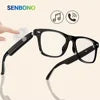 SENBONO E13 Smart AI Translation Glasses Bluetooth Wireless Call Music Outdoor AI Smart Glasses Smart Sports Sunglasses