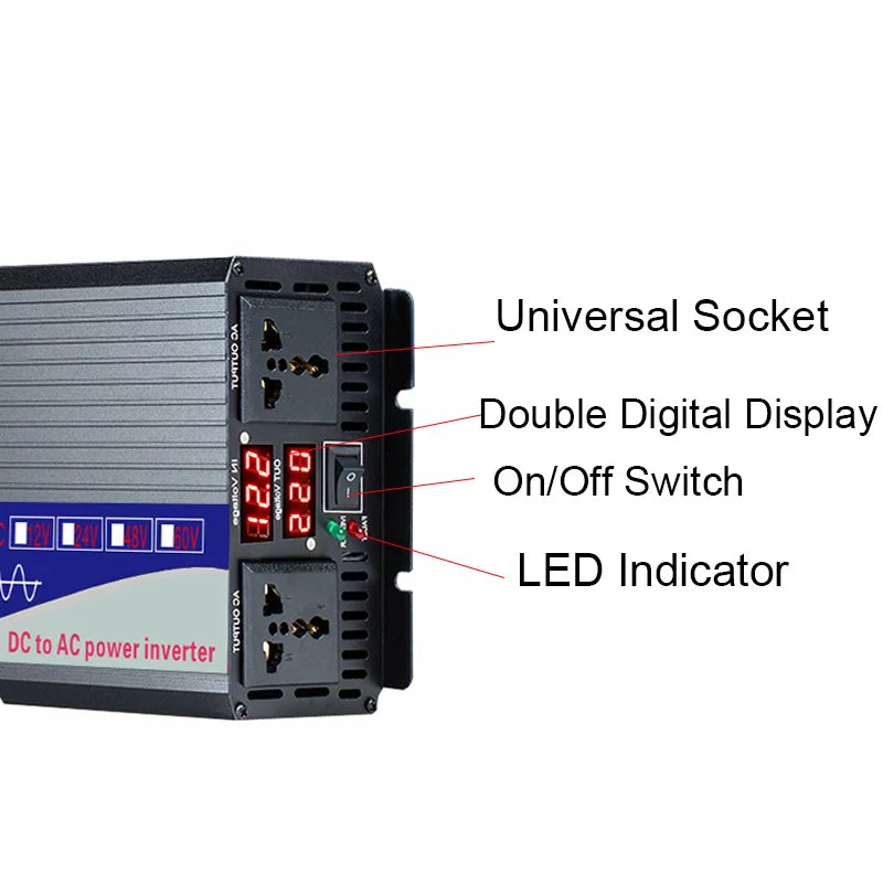 3000w Peak Power 12v Pure Sine Wave Solar Ac Car Inverter 3000w 12v,12V 24v Inverter 3000w Pure Sine Wave Inverter