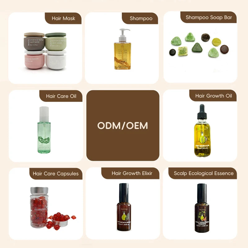 Wholesale Best Hair Castor Rosemary Growth Treatment Natural Essential Oils Ginger Peppermint New American Custom Private Labels