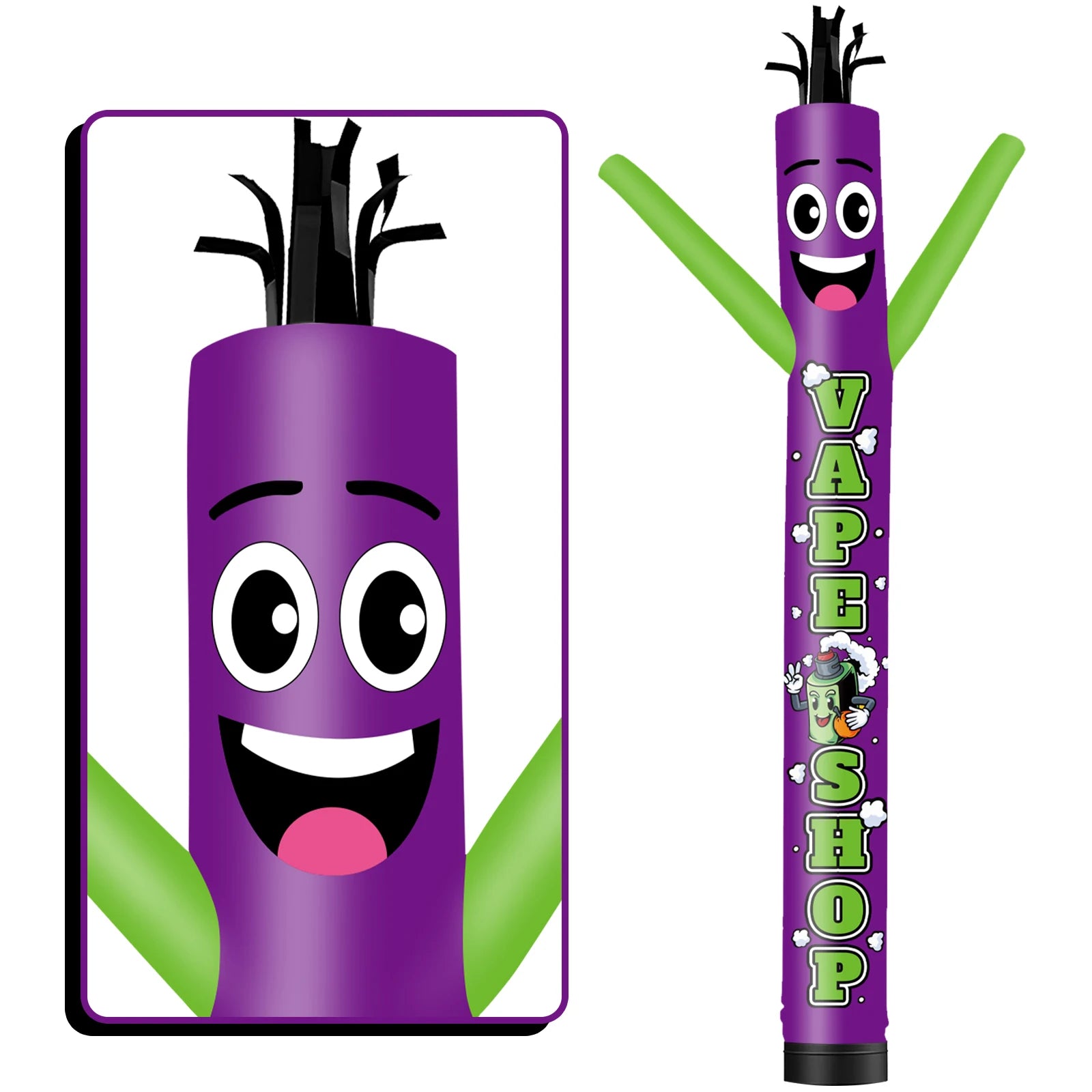 Smoke Shop Theme Inflatable Weird Wave Dancer Tube Man Outdoor Advertising Promotion Air Dancer (Blower Not Included)