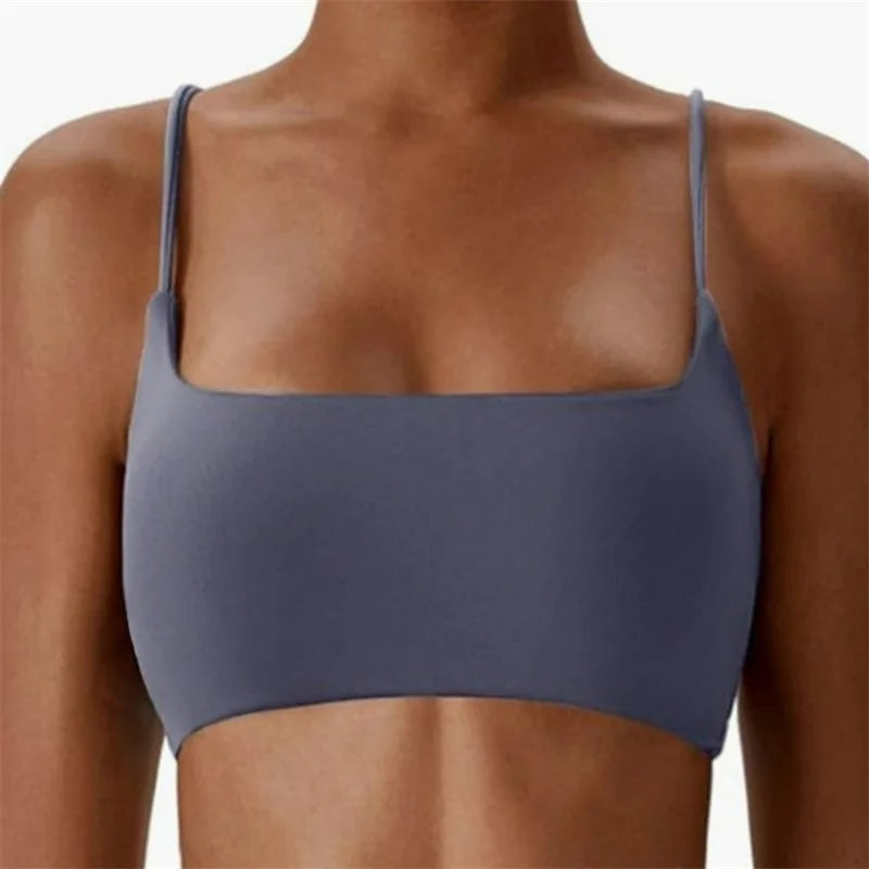 Wholesale High Impact Women Workout Yoga Bra U Neck Soft Compression Lightweight Custom Sports Bra Top