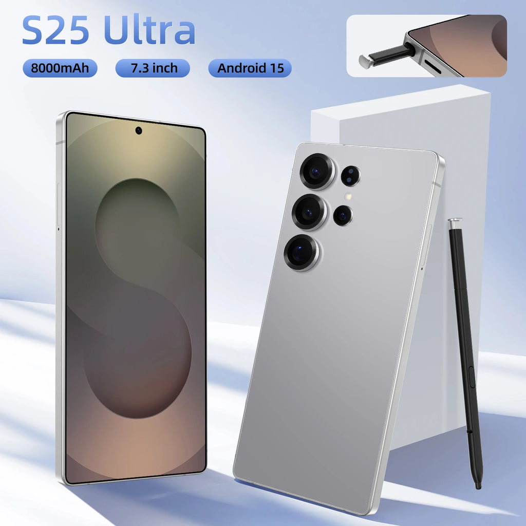 Original Phones S25 ultra Smartphones for S25 ultra 16GB+1TB 5G Dual SIM Cellphone Mobile Phone S25 ultra 5g Smartphone