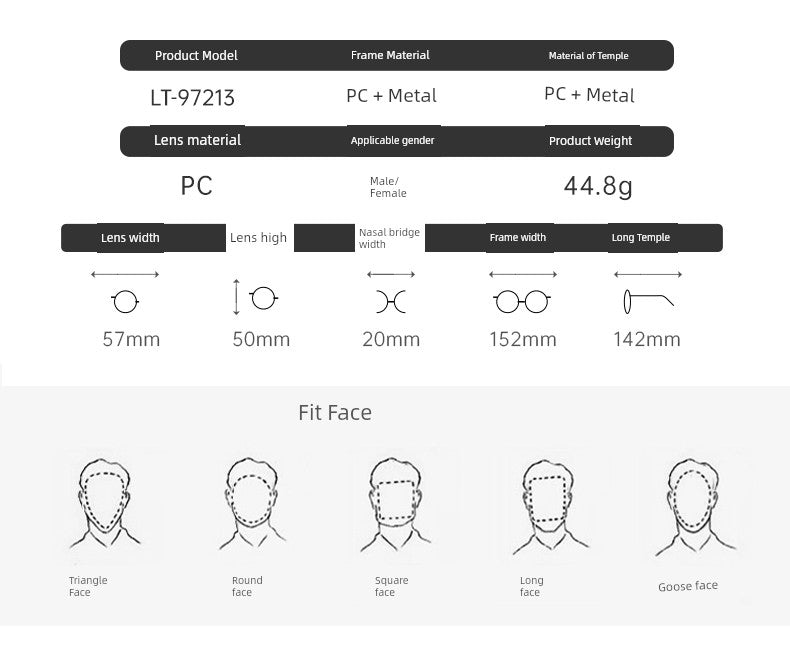 PARTAGAS Retro Men’s Square Sunglasses – Dominant Business Style UV400 Shades, Avant-Garde Anti-UVA/UVB Outdoor Eyewear