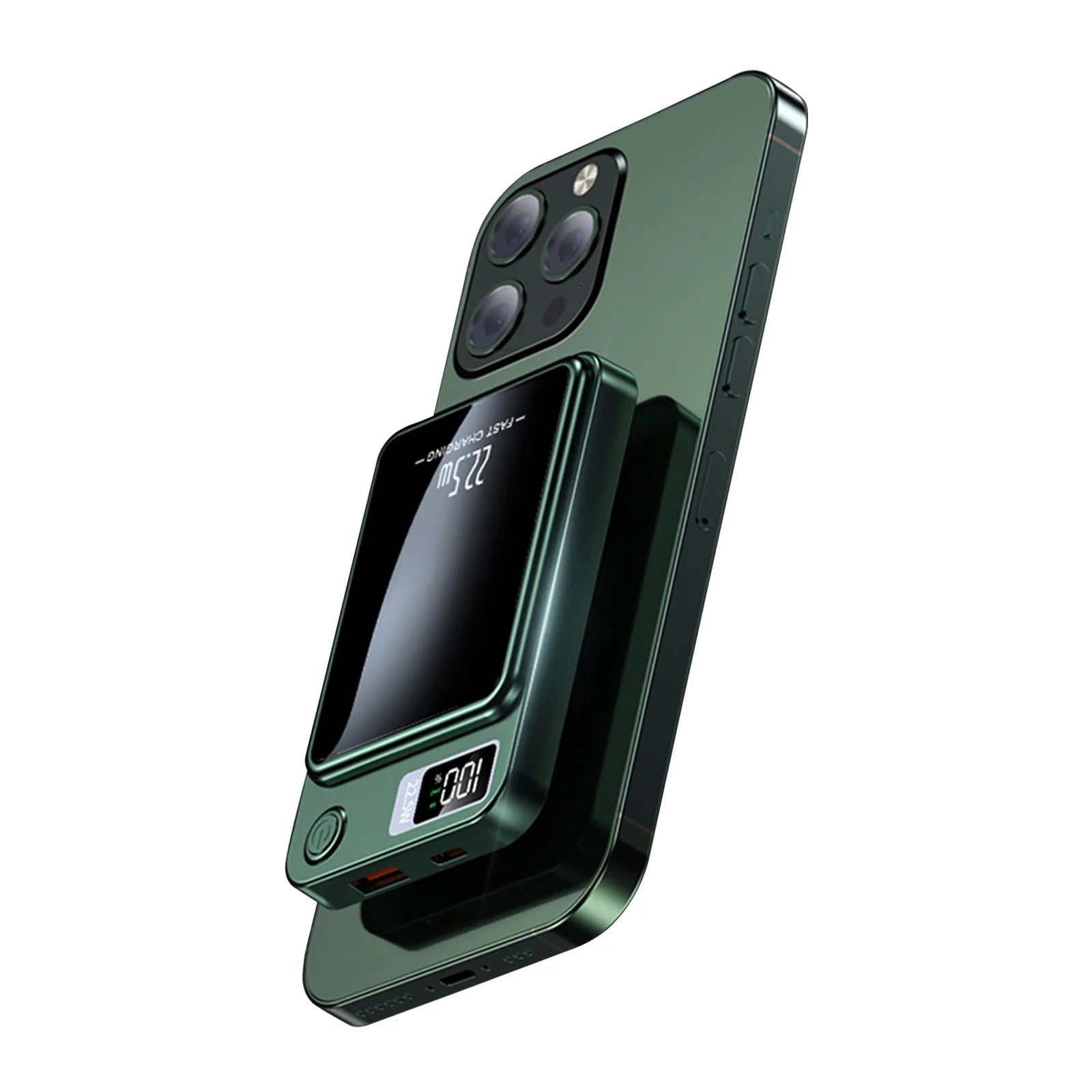 10000mAh Power Bank Magnetic Wireless Charger PD 22.5W Fast Charging for iPhone 15/14/13/12/Pro Max/Pro/Plus/Mini/ AirPods 3/2