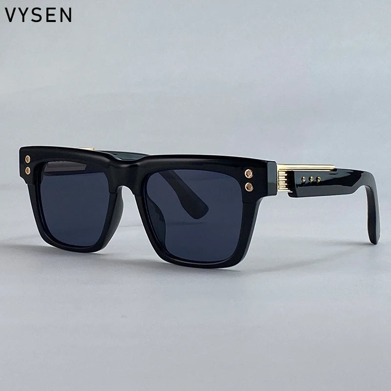 Oversized Classic Square Sunglasses Men 2025 Luxury Brand Design Vintage Trendy Rero Sun Glasses For Male Driving Eyewear UV400