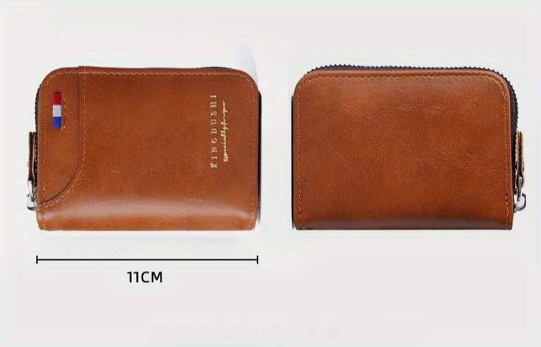 High-End Men’s Wallet & Automatic Buckle Belt Set – Premium PU Leather Gift Box for Dad, Husband & Gentlemen