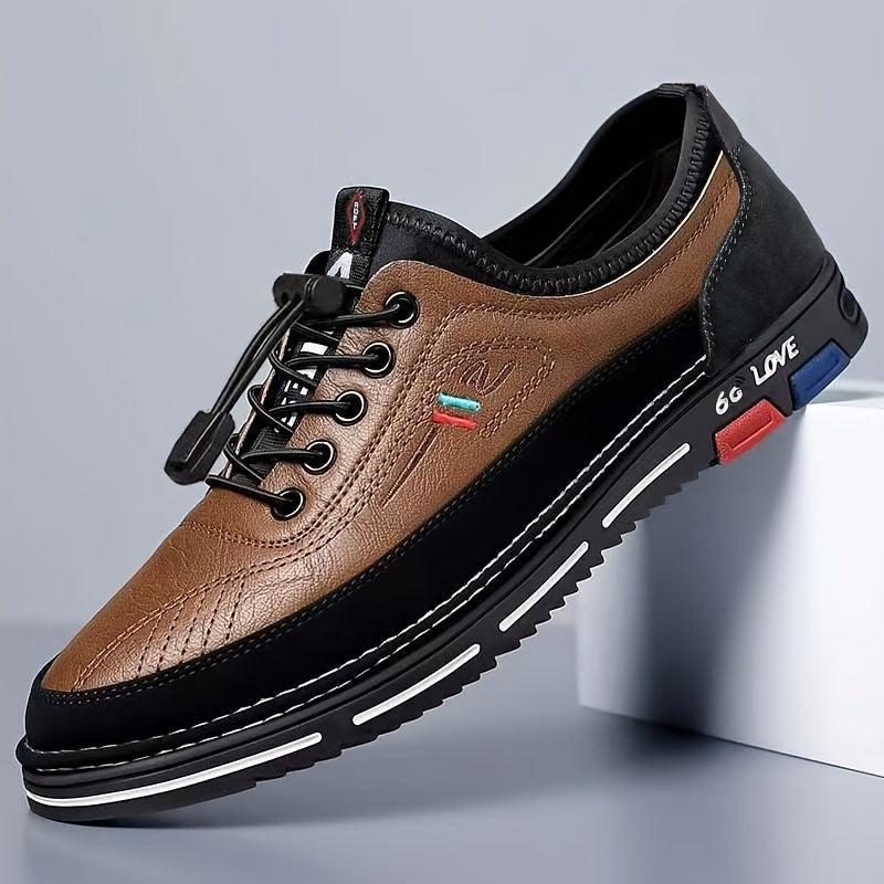 Men’s Slip-Resistant Running Shoes – zhenyuezu Grey/Black Low-Top Sneakers with PU Upper, PVC Sole & EVA Cushioning for Gym, Jogging, Hiking & Daily Streetwear